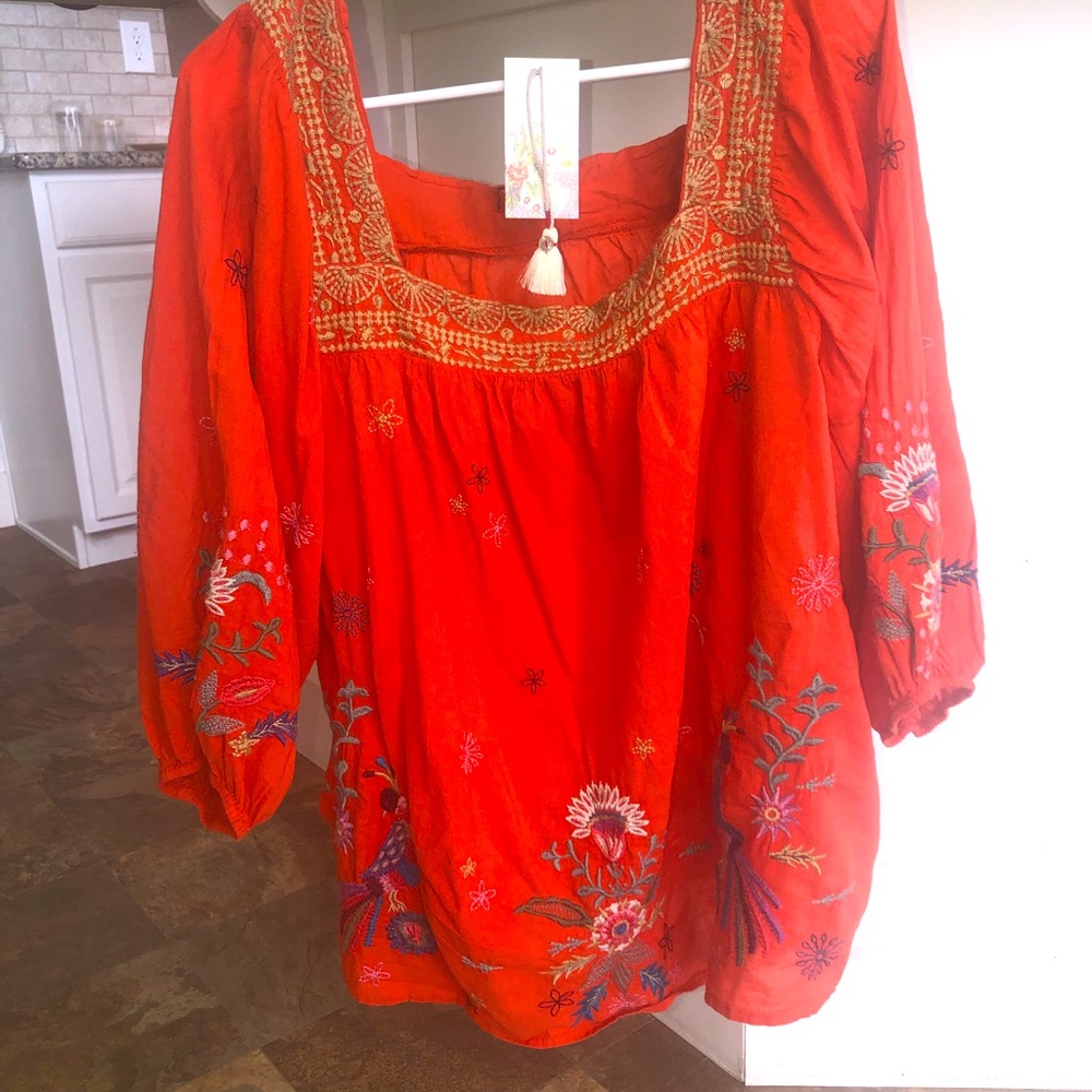 Johnny Was Lucy Artisan Blouse